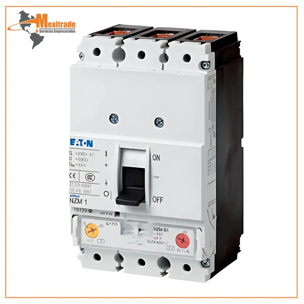 Interruptor automático de caja moldeada termomagnético serie NZM de Eaton Moeller