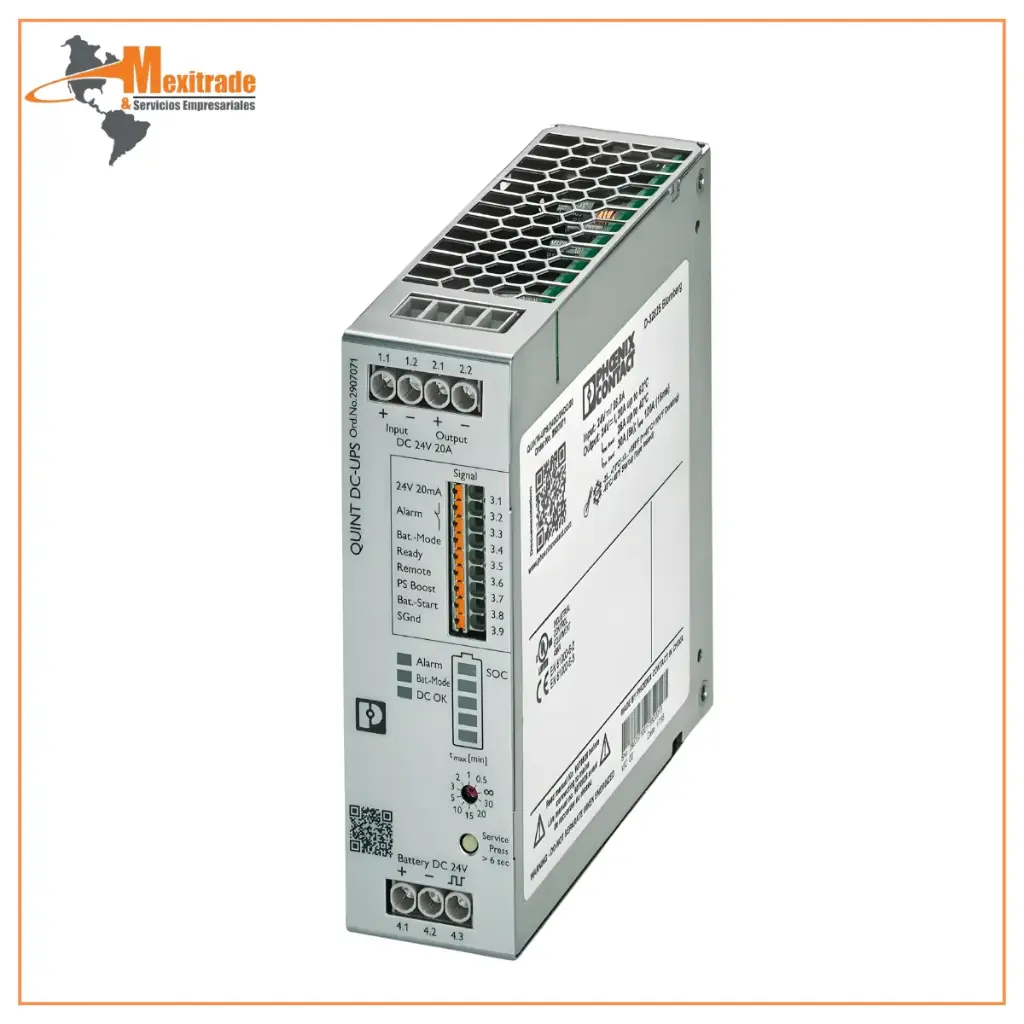 Sistema de alimentación ininterrumpida UPS QUINT4 24VDC/24VDC 20A