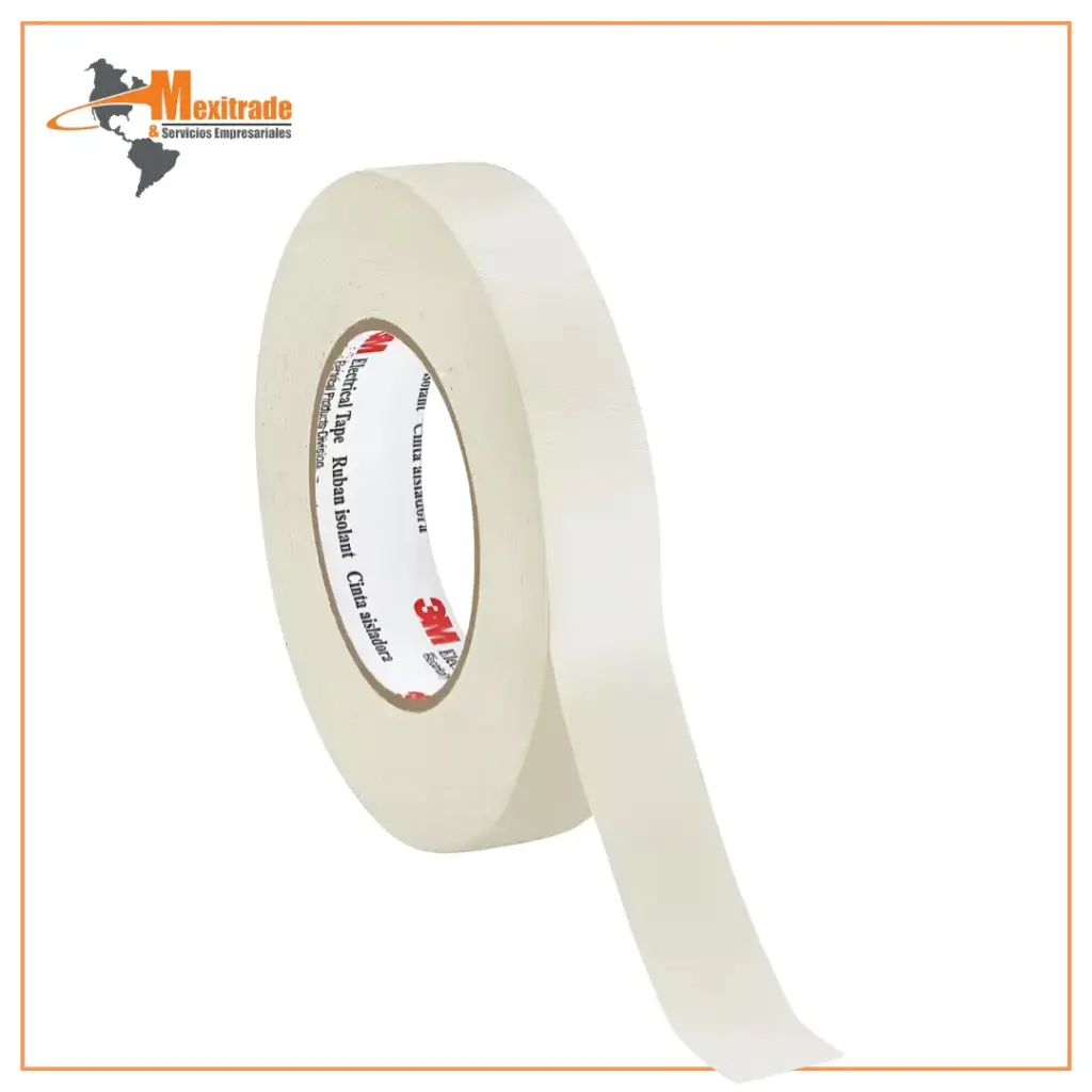 Cinta Aislante de Fibra de Vidrio - 1⁄2" x 66 3M