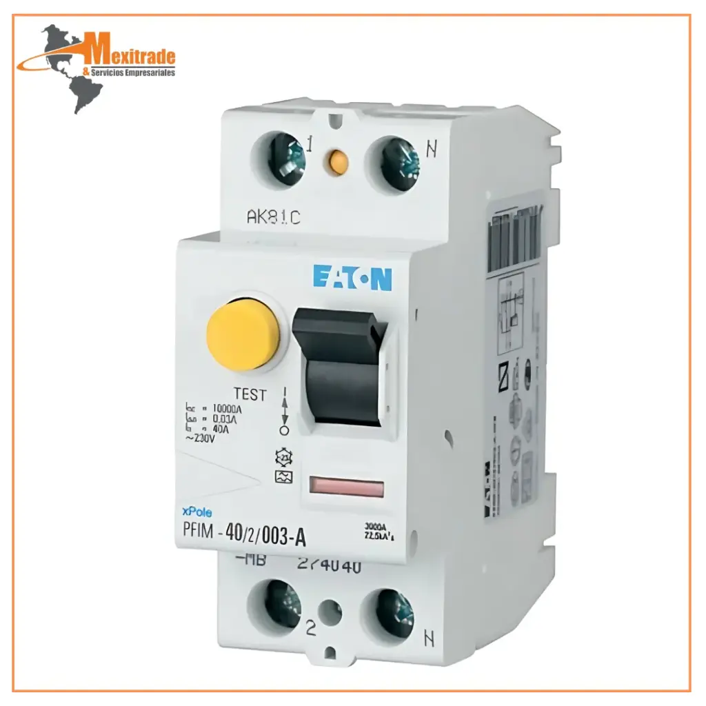 Interruptor diferencial Eaton Moeller serie xPole - PFIM tipo AC, A, U, R