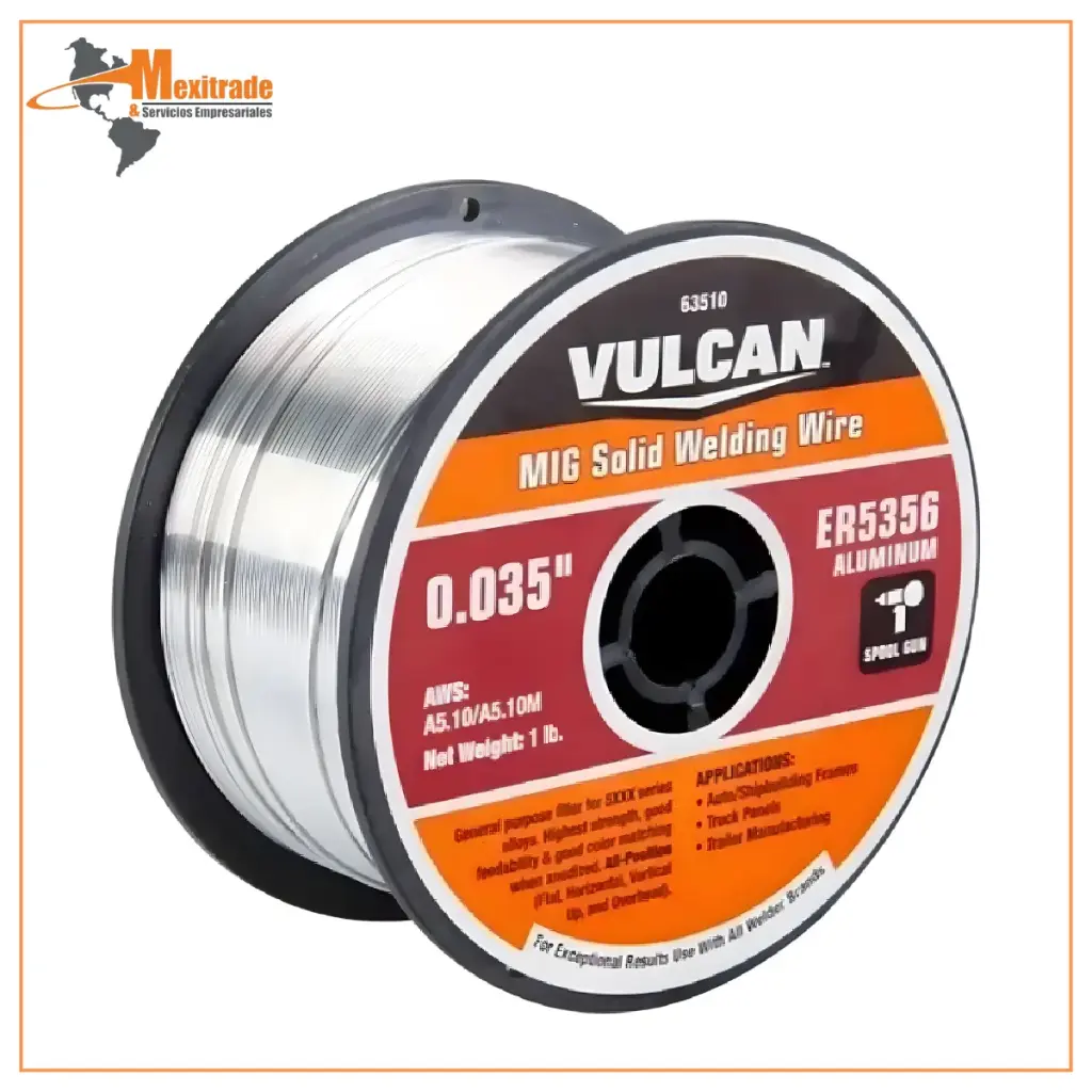 Soldadura De Microalambre Aluminio Er5356 Mig 0.035 1 Lb 