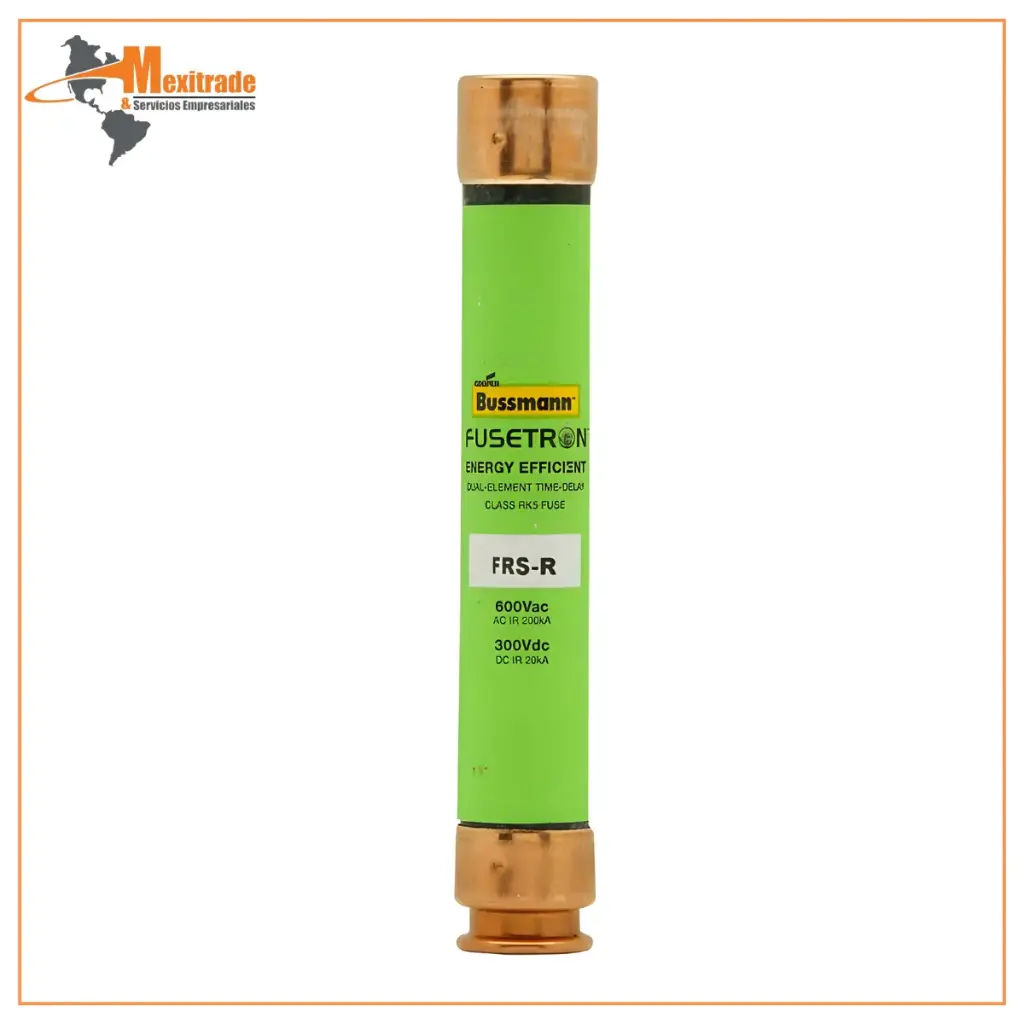 FUSIBLES MCA. BUSSMAN, 600 V TIPO FRS-R 2.8 AMPS.