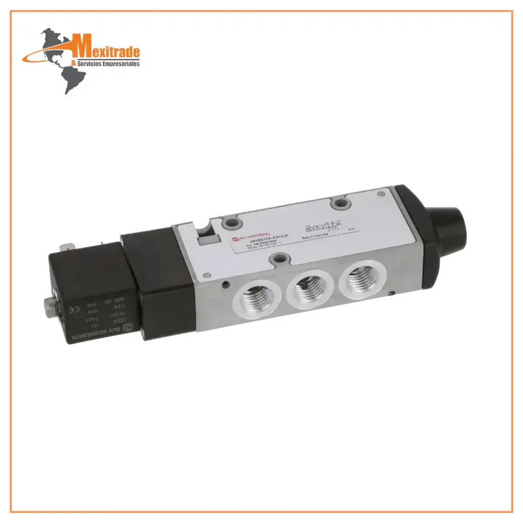 Válvulas en línea - eléctrica, 1/4 NPT, 5/2