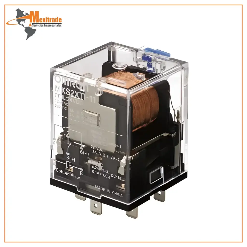 Relevador OMRON MKS2XT-11 AC 110 V Relé Electromecánico Industrial