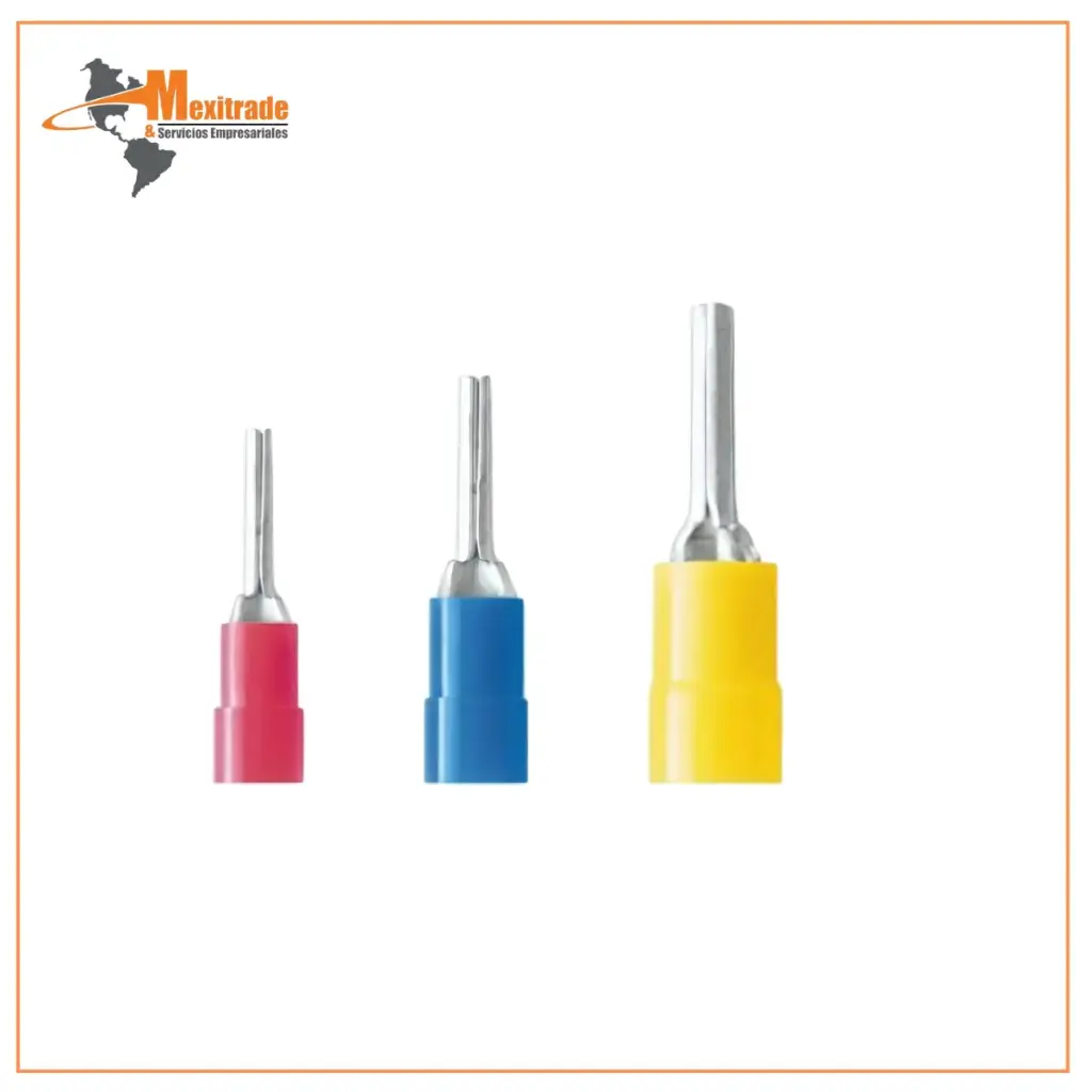 Puntera solida cal 16-22 AWG ROJO