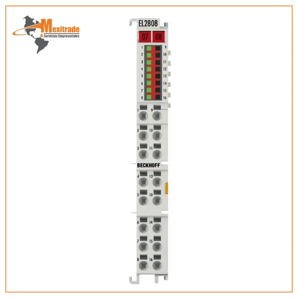 EtherCAT Terminal, 8-channel digital output, 24 V DC,