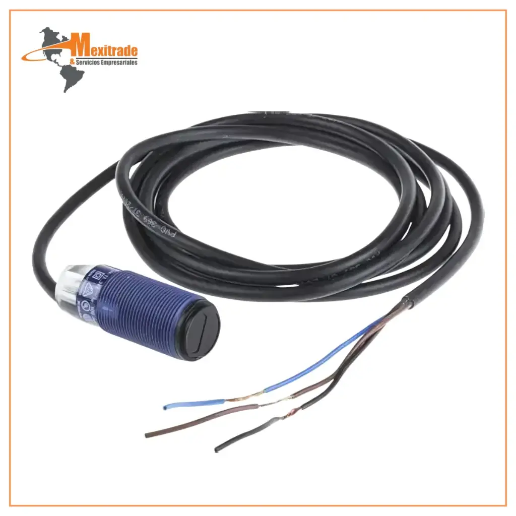 Sensores fotoeléctricos XU, XUB, réflex, C, cable 2 m 
