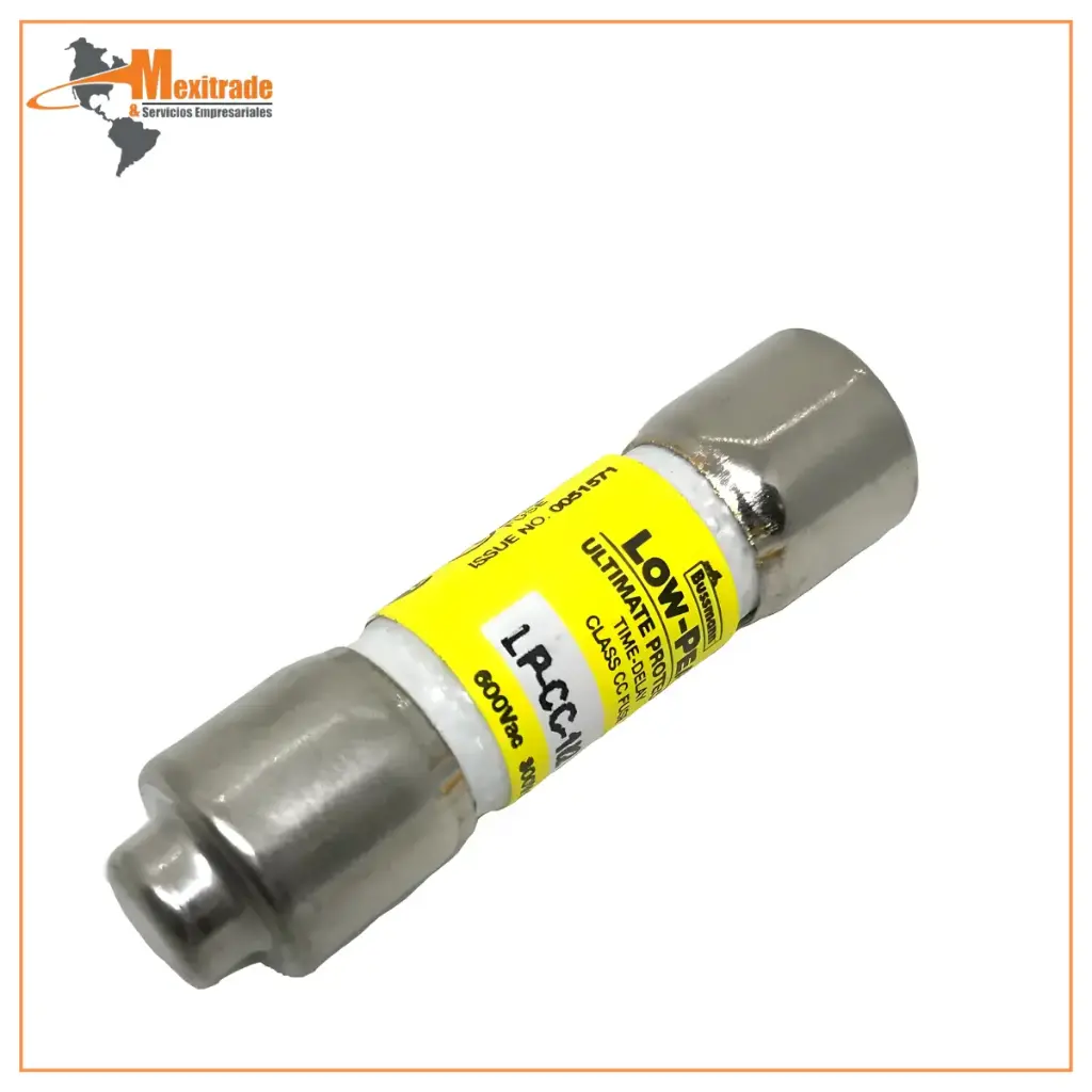 Fusibles industriales y eléctricos 600V 15A Time Delay Low Peak