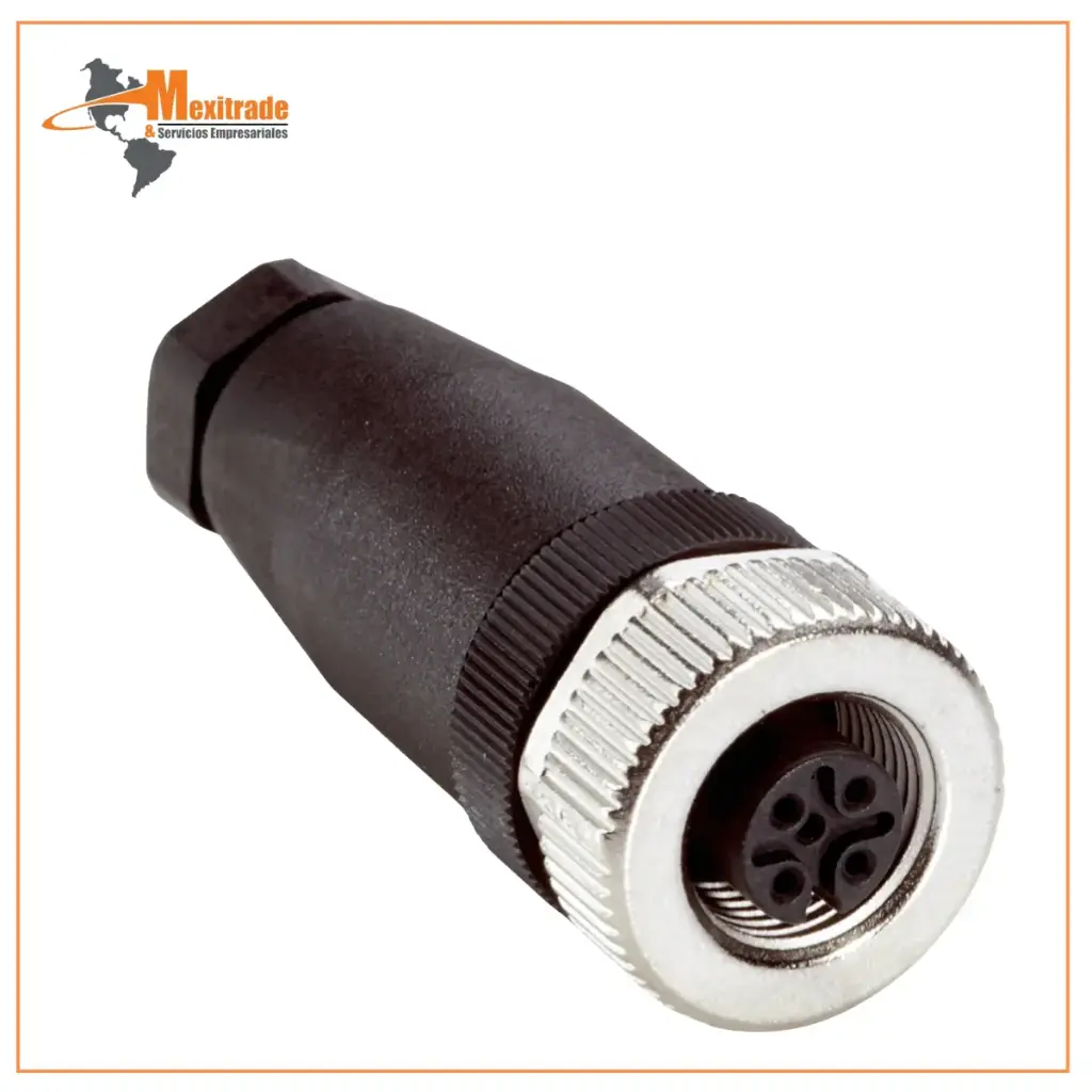 Conector M12 Recto 5 Pines SICK DOS-1205-G para Sensores y Actuadores