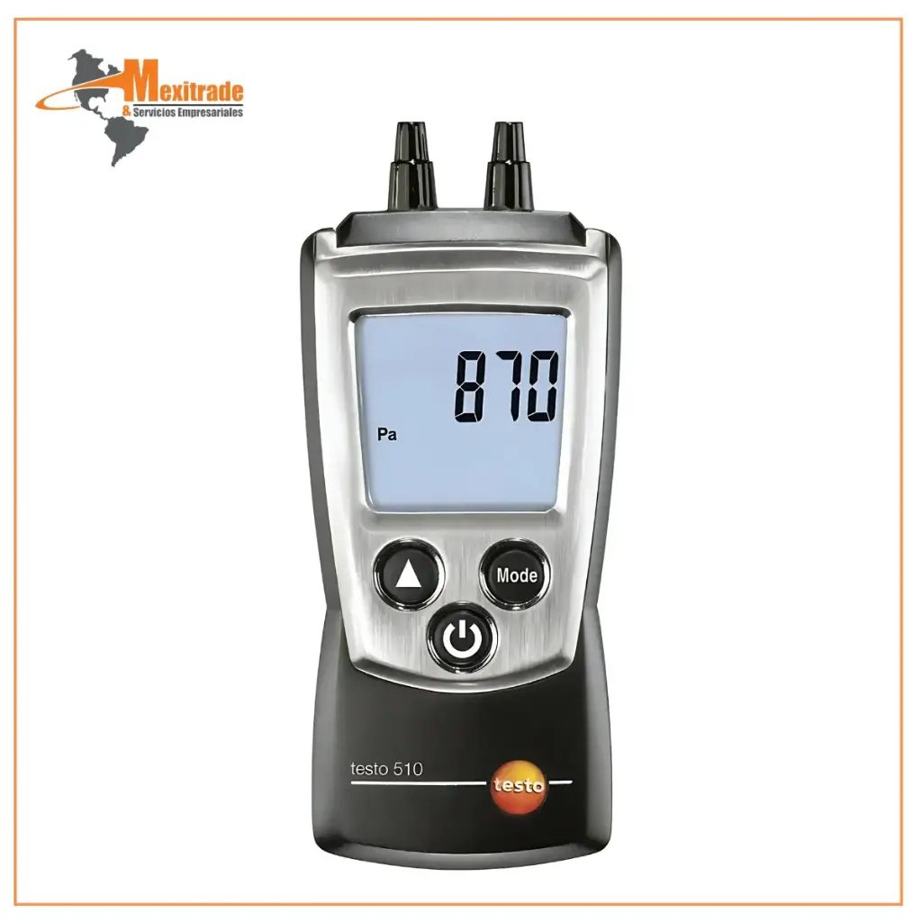 Testo 0560 0511 Digital Manometer 120.4 to 481.8 in H2O