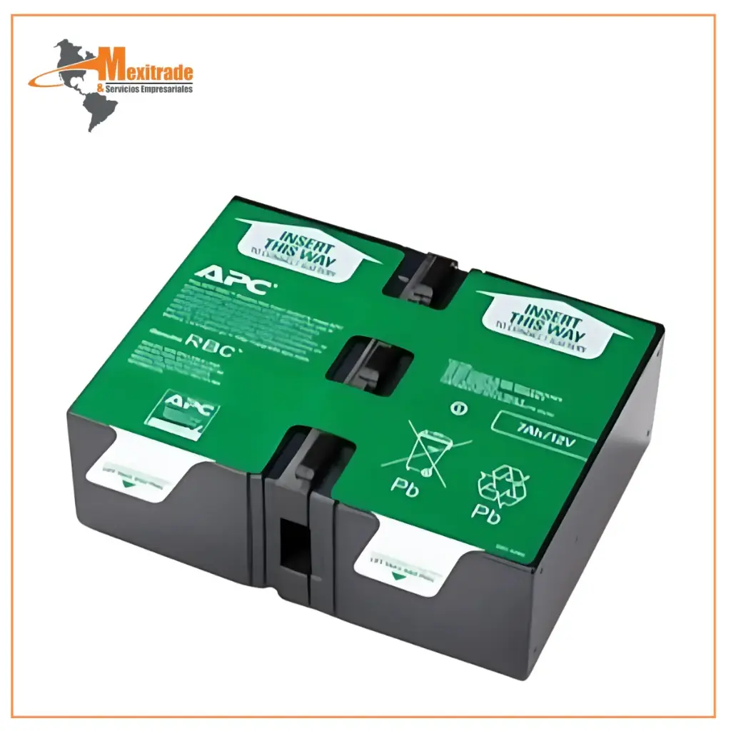 Batería reemplazo APC RBC123 UPS