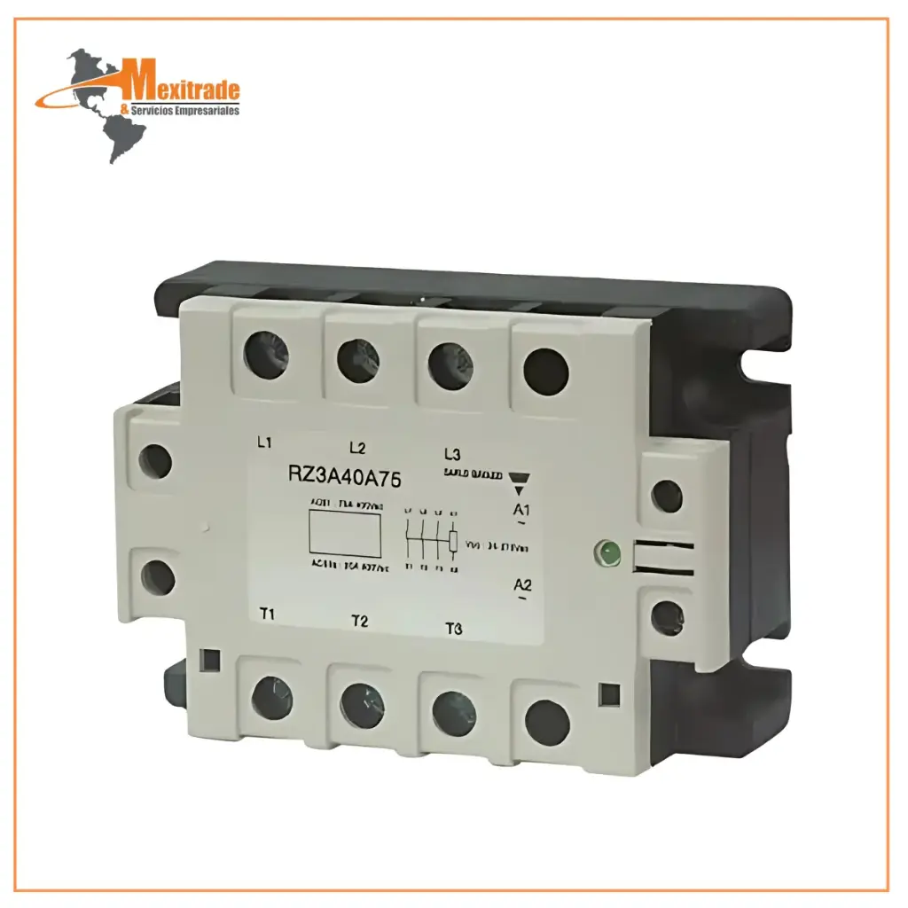 Relé de Estado Sólido Carlo Gavazzi RZ – 55A, 600VDC, Protección IP.