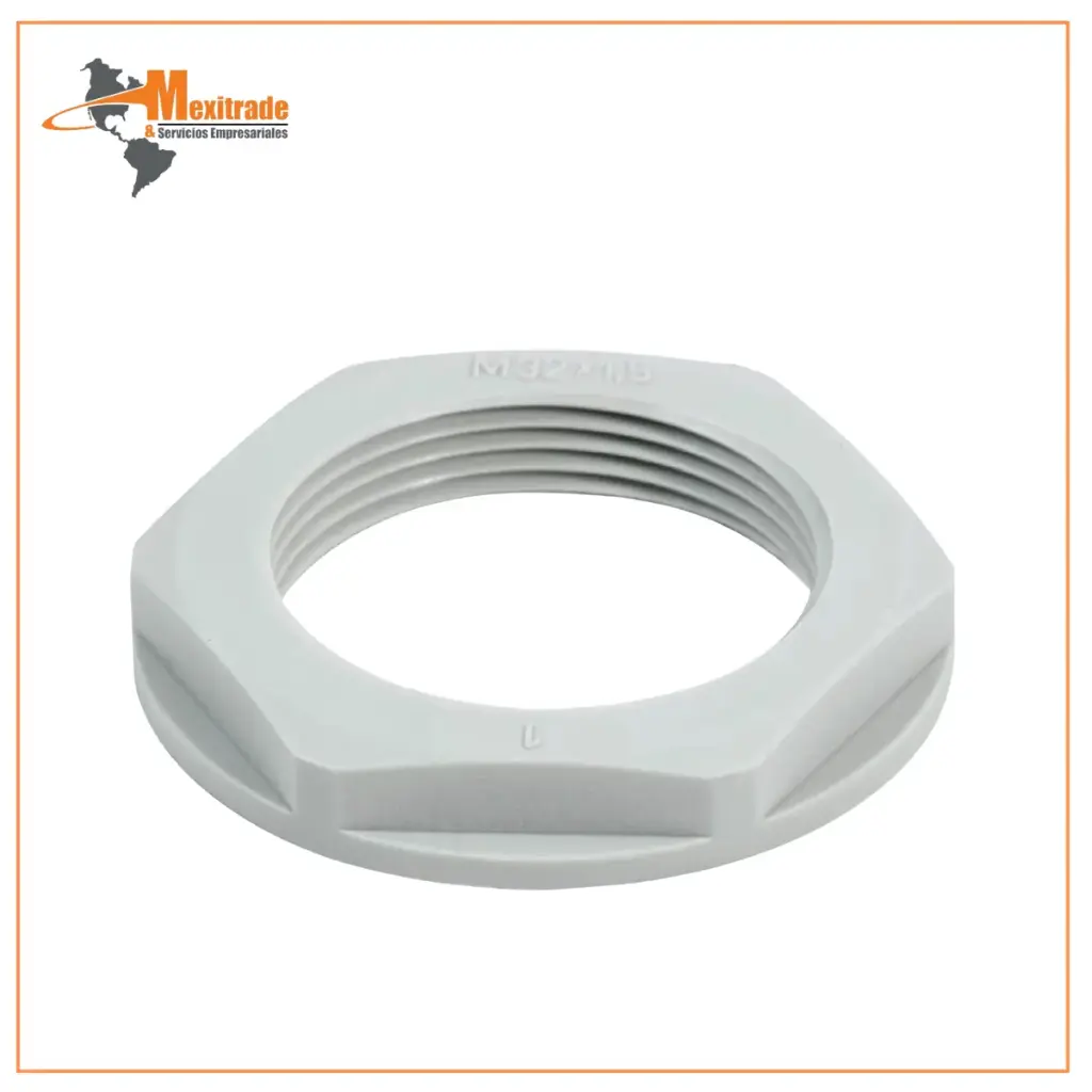 Tuerca M20 gris pa gris RAL7035 claro