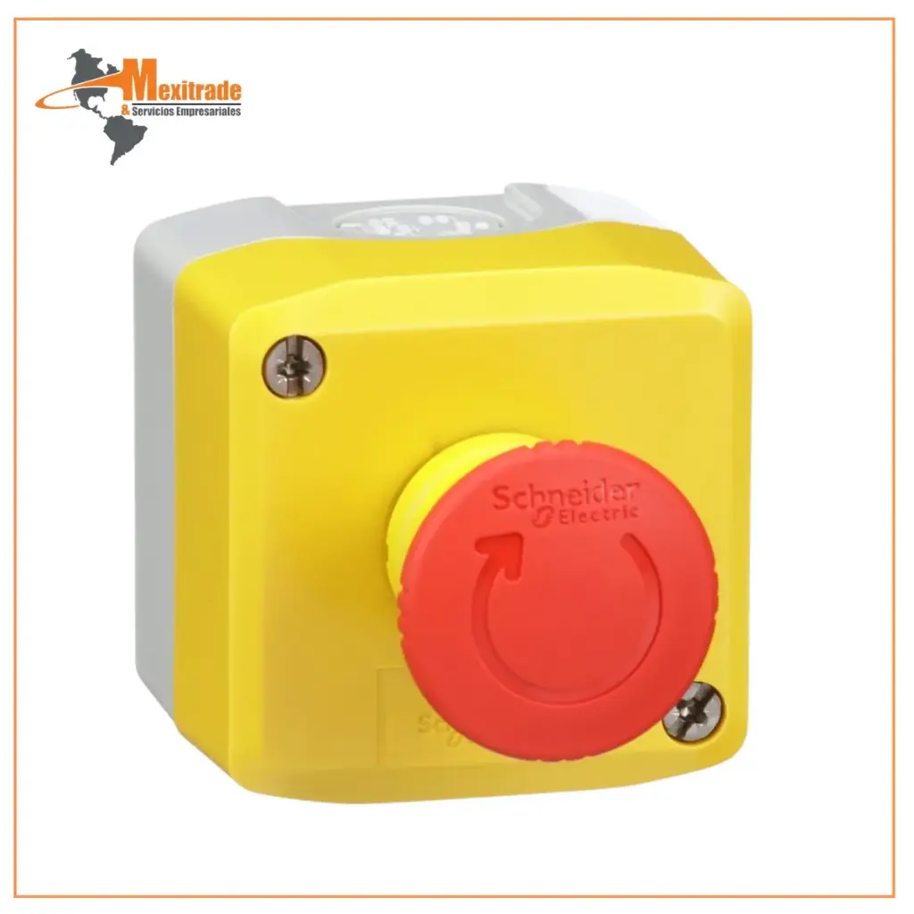 Botonera de paro de emergencia Schneider Electric Xalk178h7