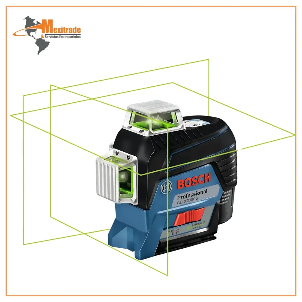 Nivel láser verde Bosch GLL 3-80 G 120mt, 360º 