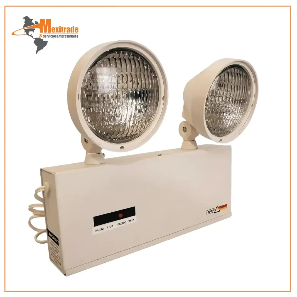 Lampara Emergencia 9W 2Unidades INCADESC. 3H.