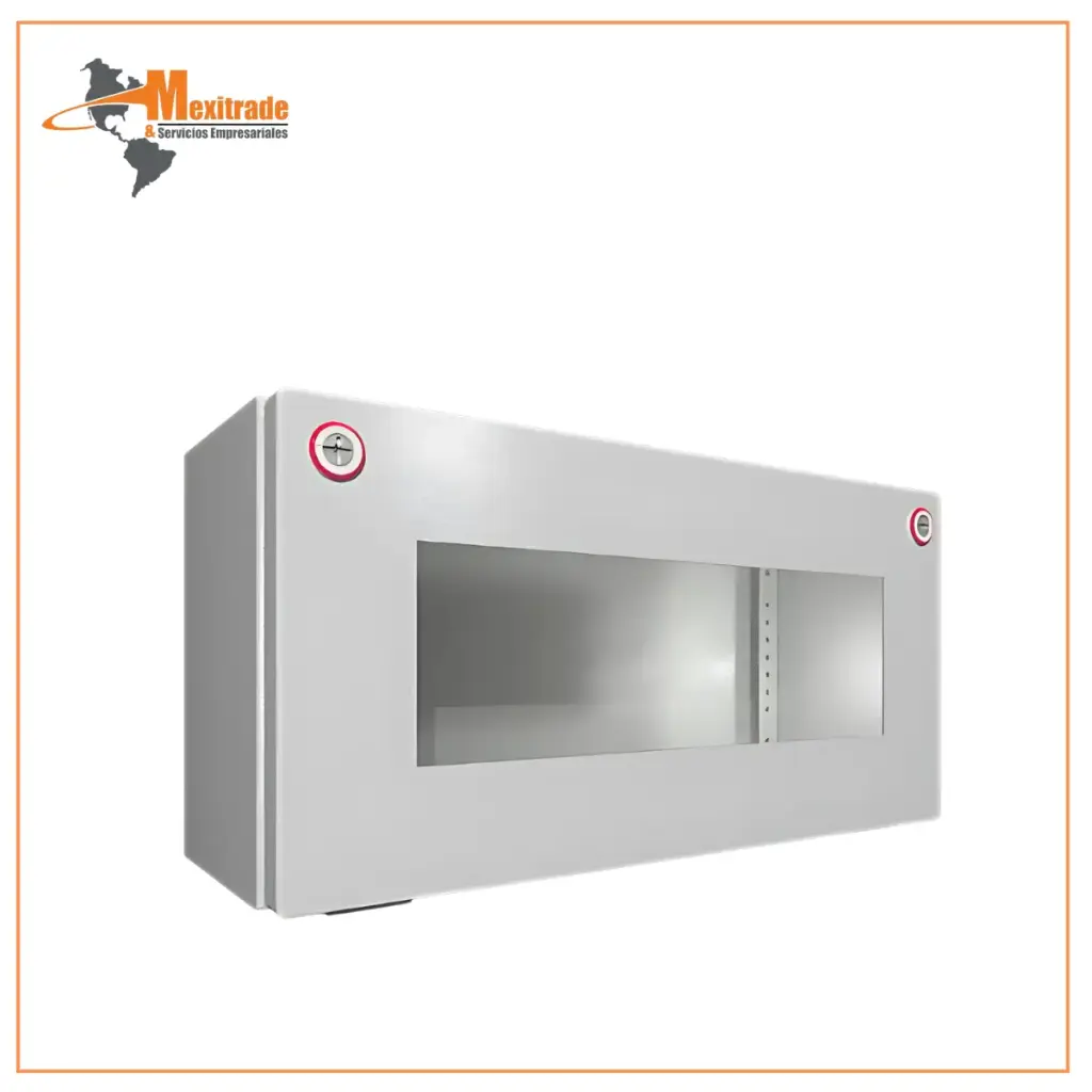 Cajas Bus KX, chapa de acero, con cierre de aldabilla mini 