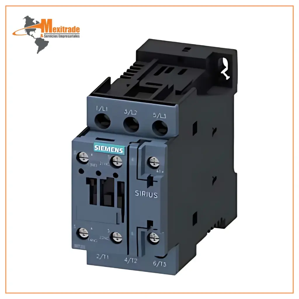 Contactor 3 Polos Siemens 3RT2026-1BB40 – Control Industrial