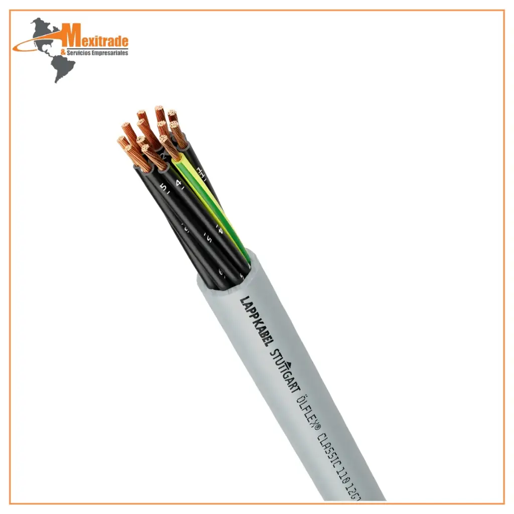 ÖLFLEX® CLASSIC 110 Cable de Fuerza y Control 7G1.5 300/500 V PVC Flexible