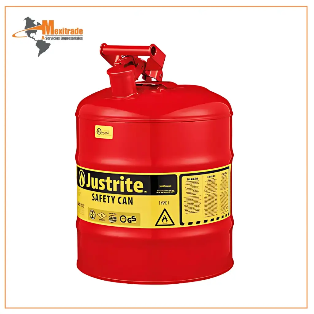 Bidón de Seguridad - Tipo I, 5 Galones, 19 L 