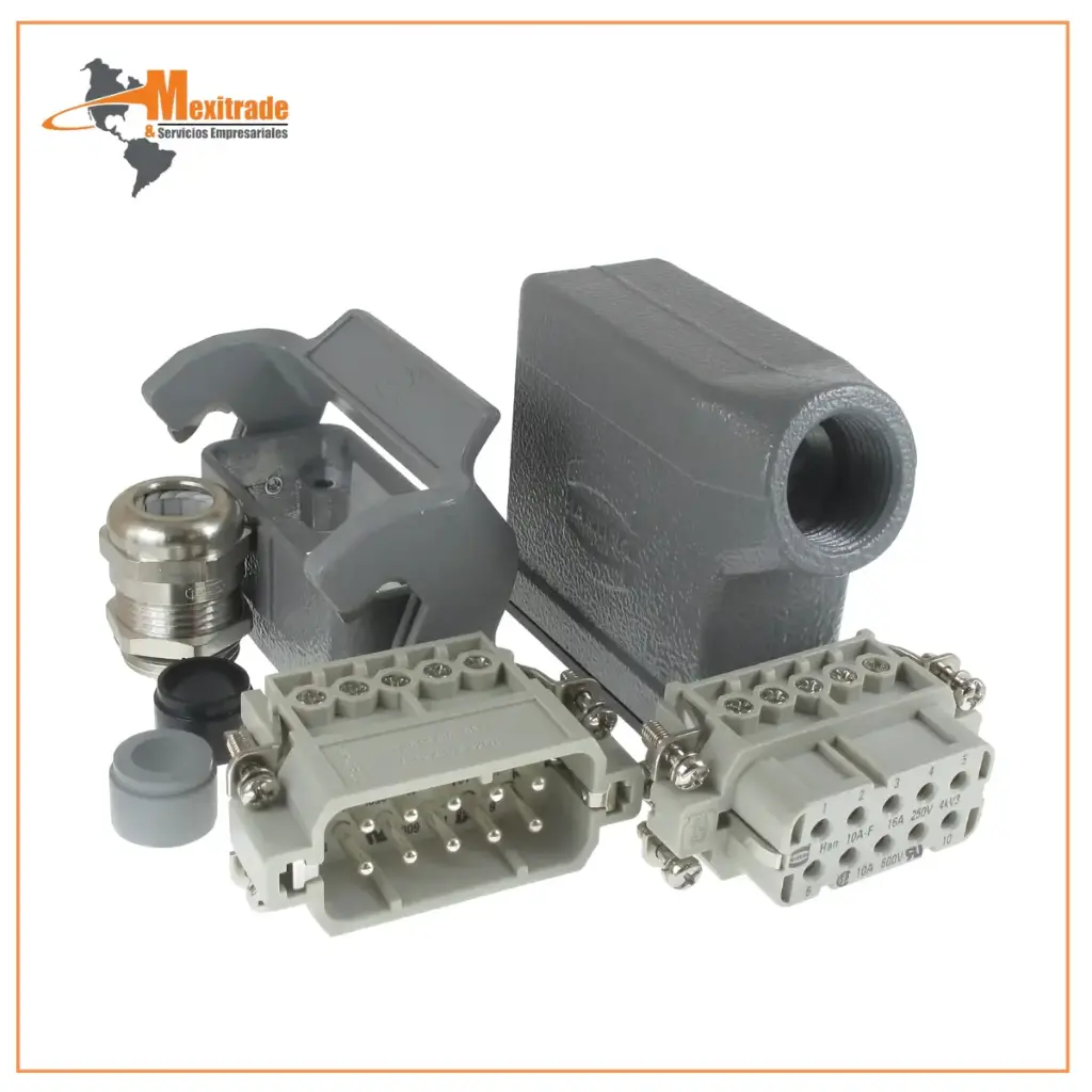 Conector de Alimentación HARTING Han-K 4/4 – Inserto 10200100000