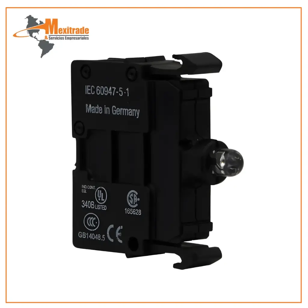 Elemento LED Eaton M22 – Color Azul, 12-30 V CA/CC 