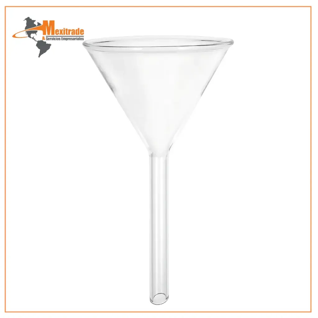 Embudo de Cristal Transparente 60mm 