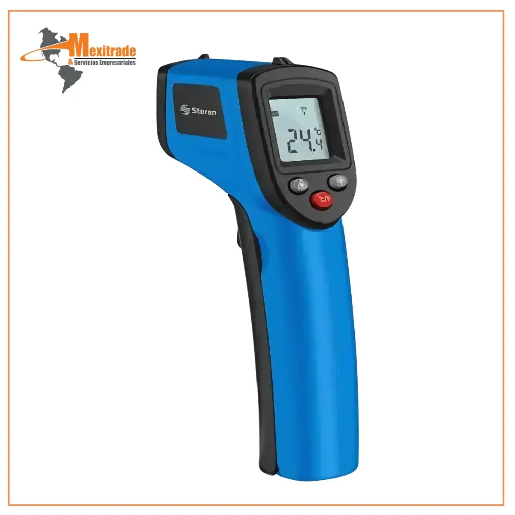 Termómetro industrial infrarrojo tipo pistola 