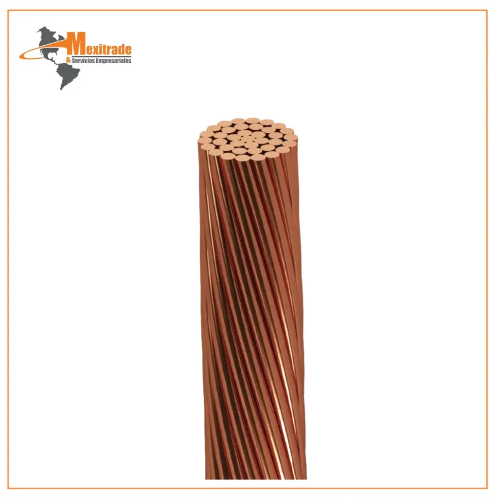 CABLE DE COBRE DESNUDO CAL.8 7 HILOS CAR