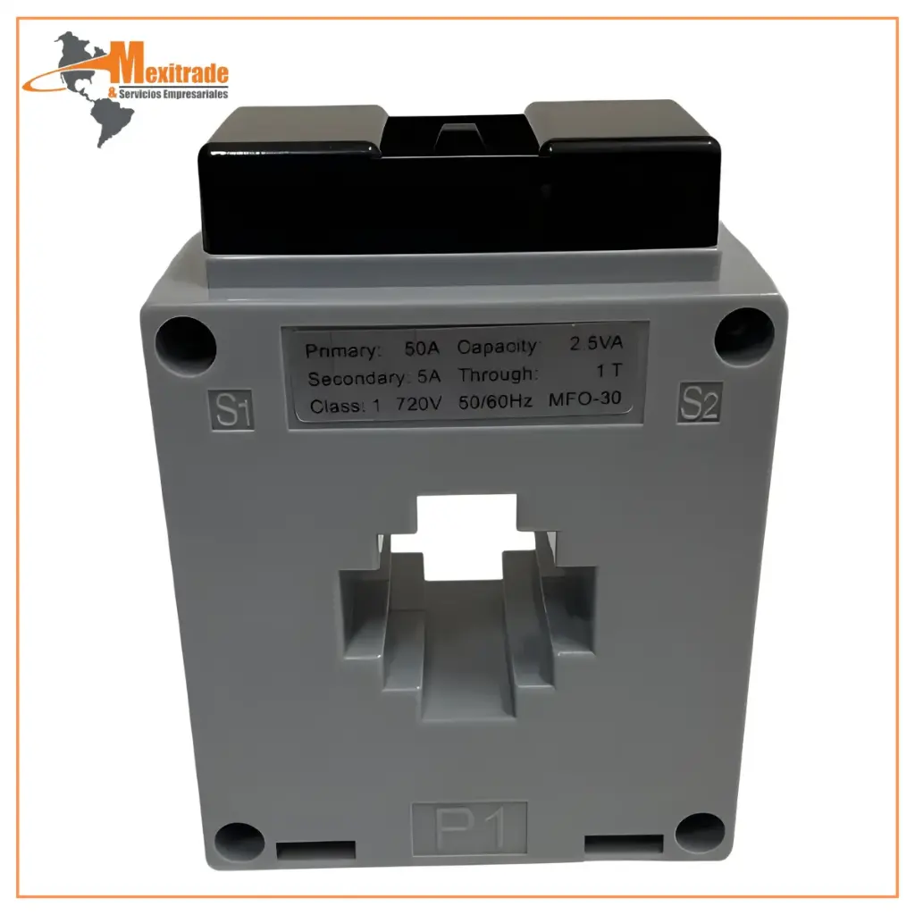 Transformador De Corriente Tipo Dona 50/5 Amp. Mfo-30