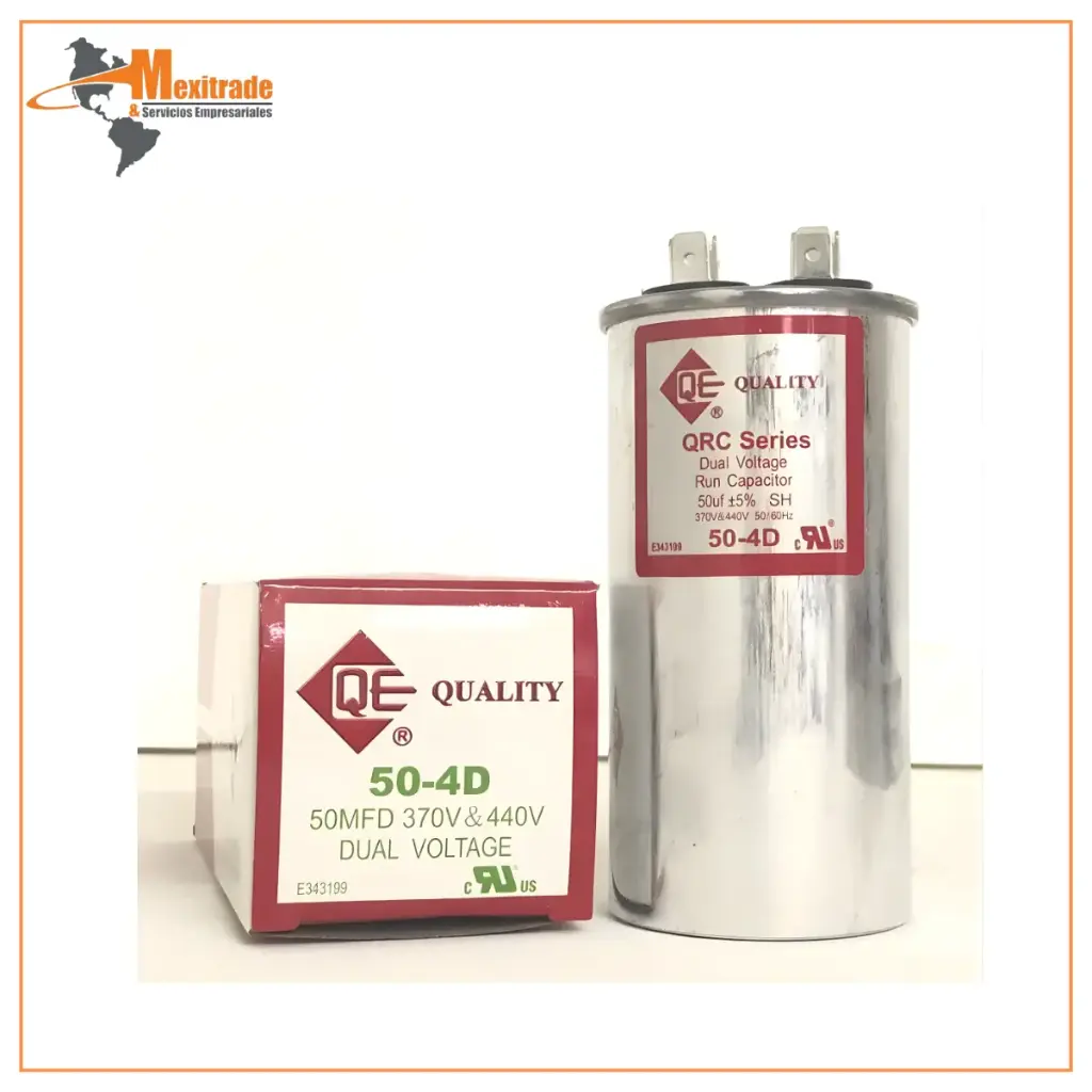 Capacitor de Trabajo para Aire Acondicionado Quality 50 µF (50 MFD)