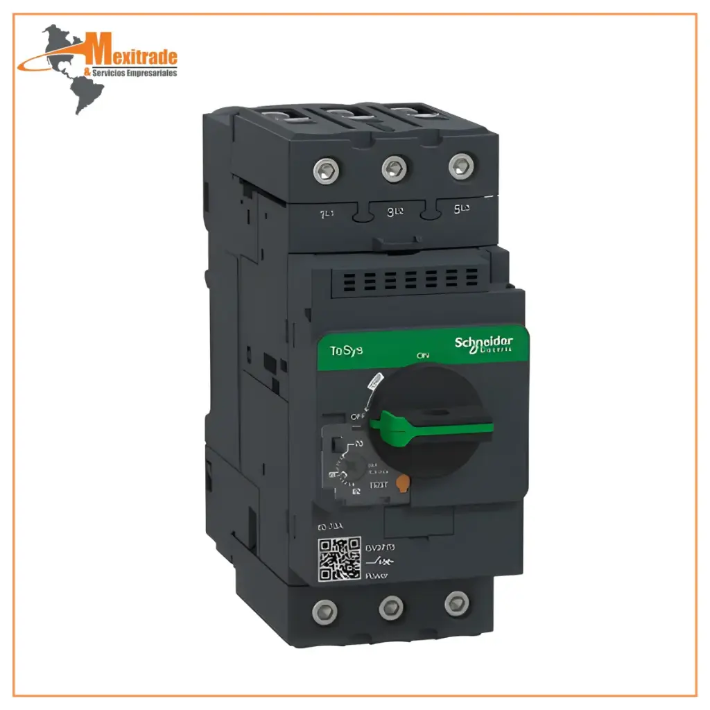 Interruptor de motor Tesys GV3, 3P, 62-73 A, termomagnético, terminales EverLink