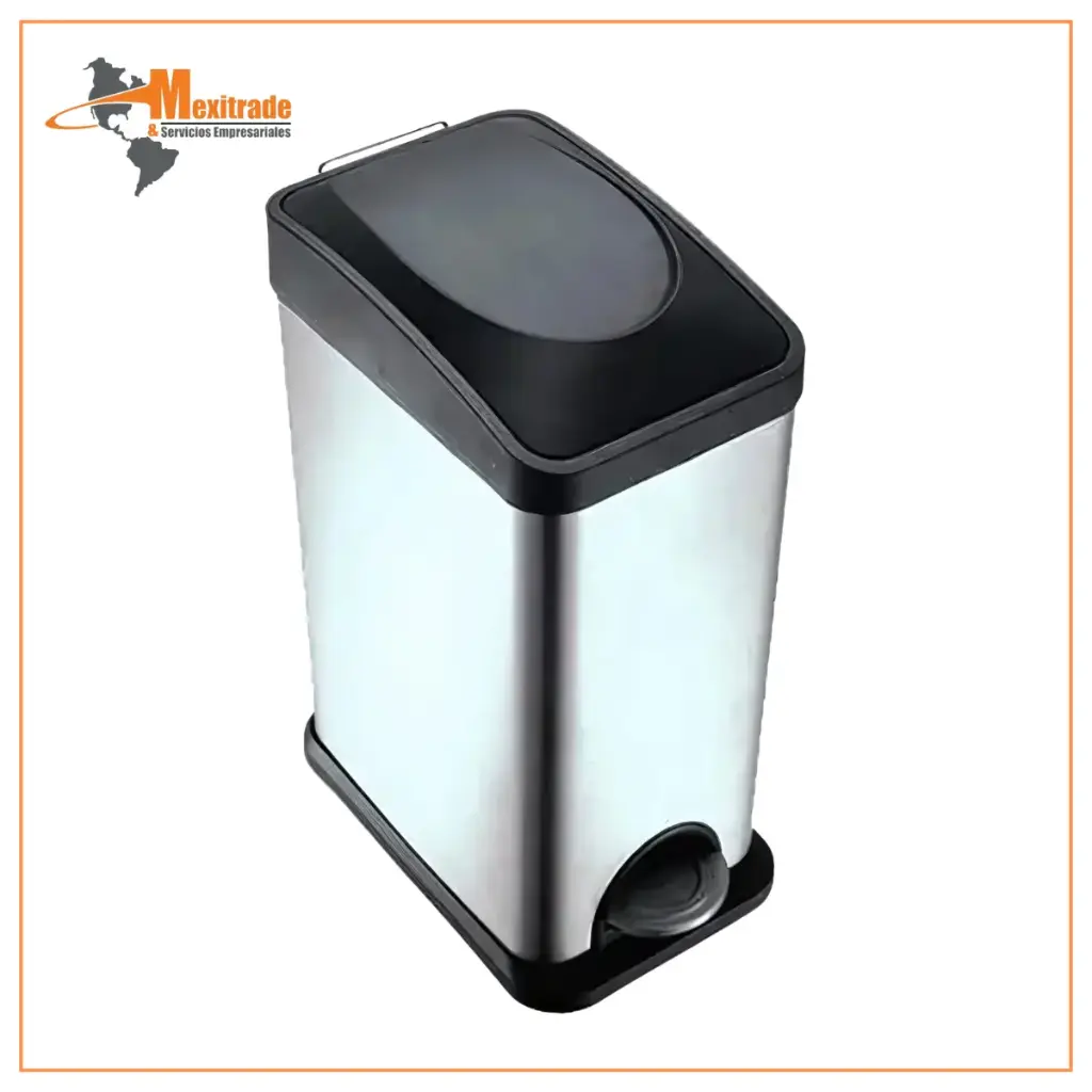 Bote de 15 litros en Acero Inoxidable  con Pedal 