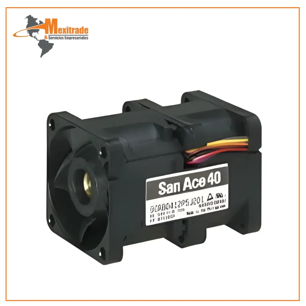 Ventilador Axial DC 40x40x20 mm 24 VDC a Prueba de Aceite con Sensor de Rotor