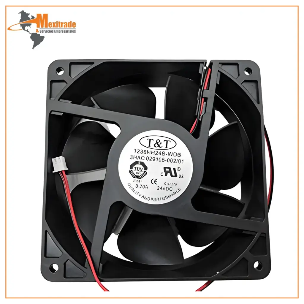 Ventilador de refrigeración 1238HH24B-WDB T&T Robot Ventilador