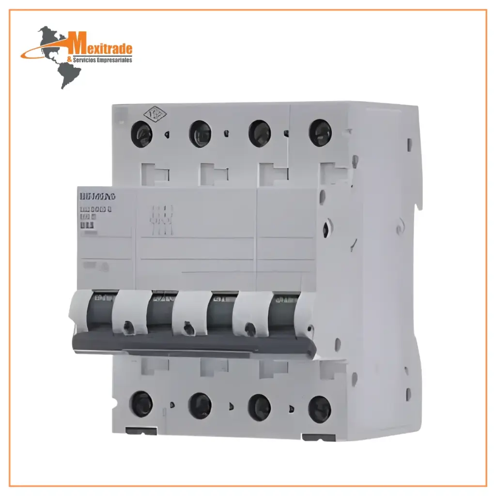 Siemens Int Termomag P/Riel 4P 40A C 6Ka 440Vac 60Vdc5SL6440-7CC