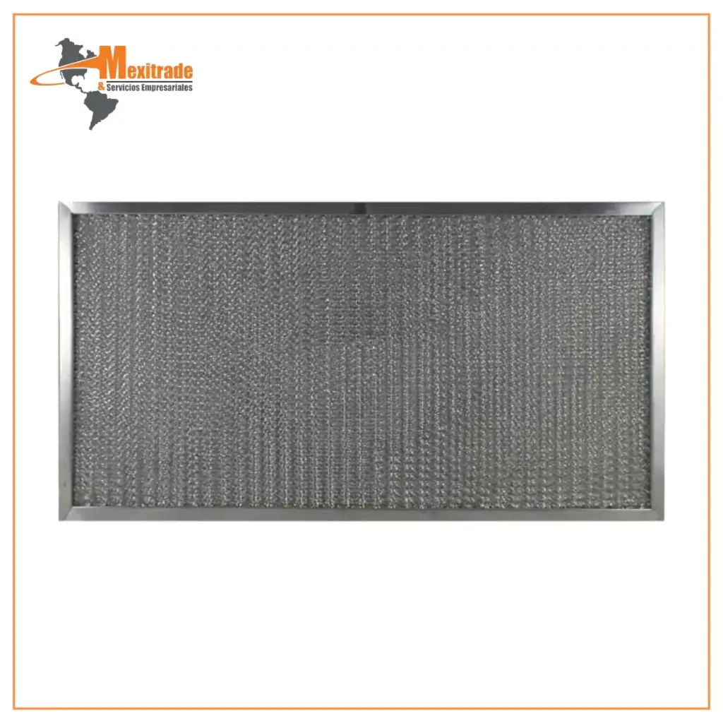 Filtro metálico lavable Hoffman Caja con 4 filtros, 4 PACK FLTR AIR 20 X 17 X .34