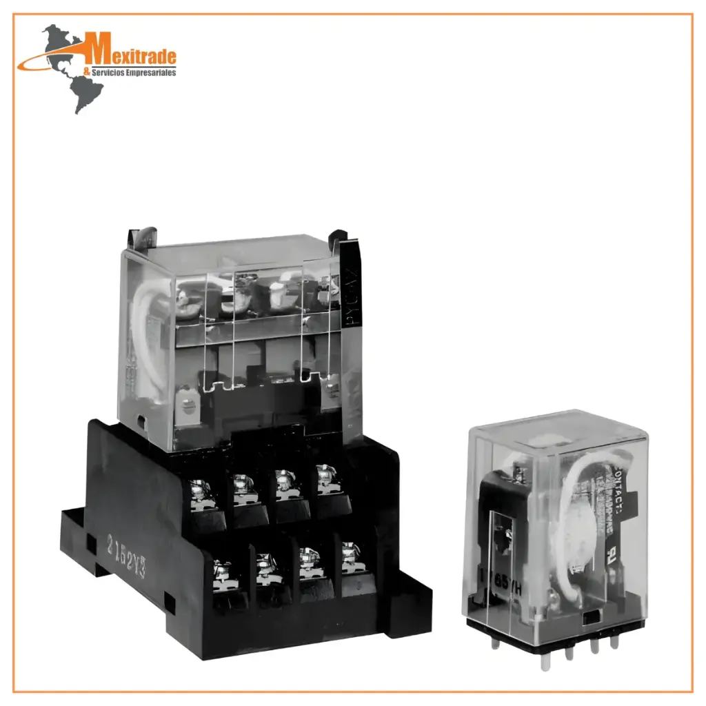 Relevador de Potencia, Cubo de Hielo, 4PDT, Voltaje de Bobina 24 VCD