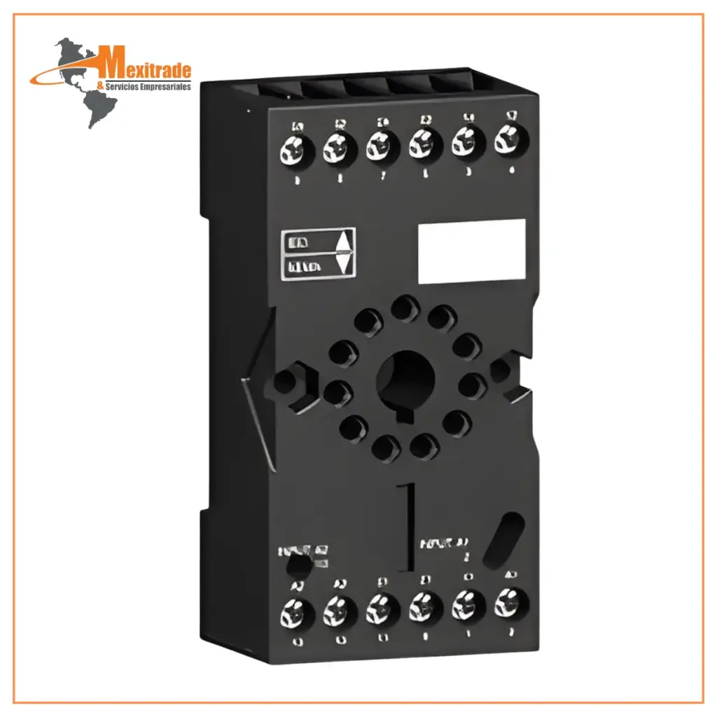 Toma para relevador universal Harmony RUZ - con contactos mixtos - conectores