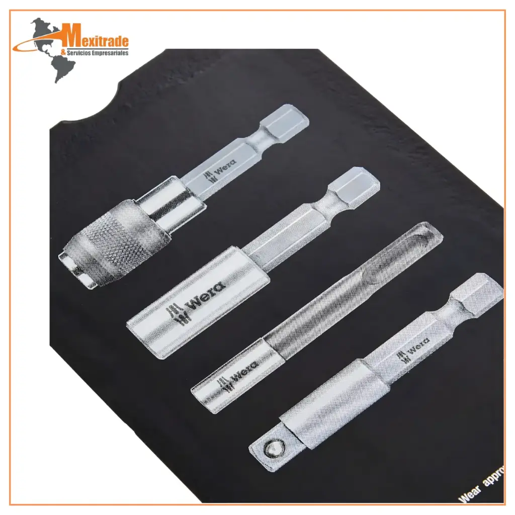 Portabrocas de liberación rápida, soporte universal para puntas de 1/4"