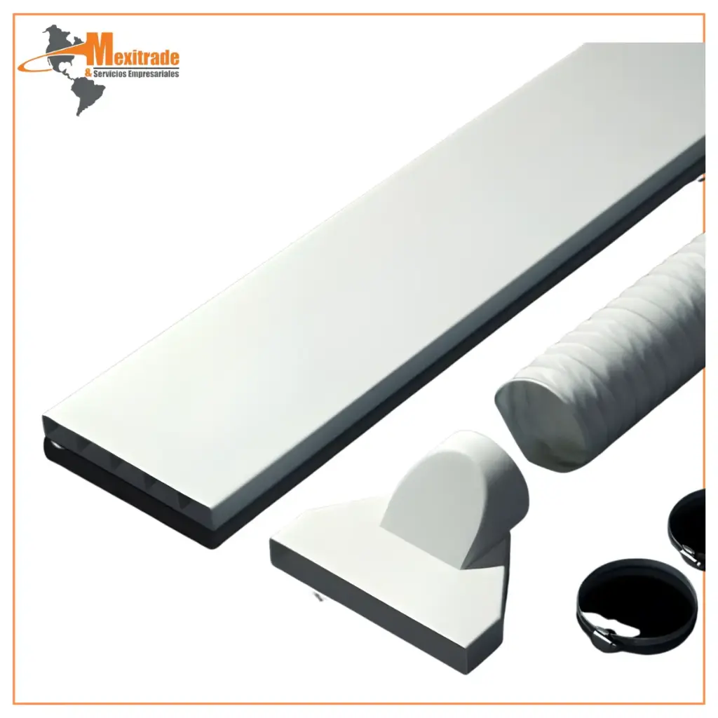 Sistema de canalización de aire para refrigeradores para montaje en el techo