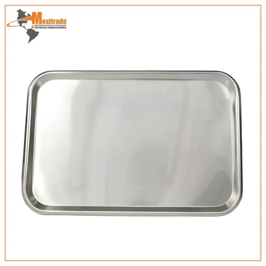 Charola de Acero Inoxidable Calibre 24 – Tamaño Mayo