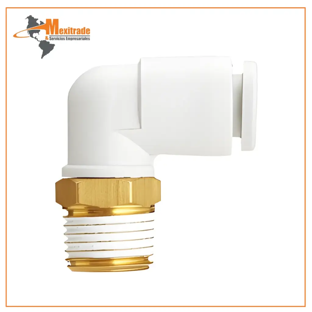 Codo Macho Neumático One Touch KQ2L08-03AS – Serie KQ2