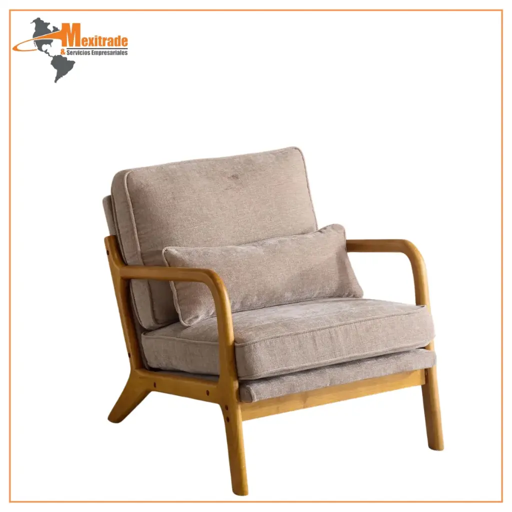 Karl Home Silla Decorativa Moderna de Mediados de Siglo