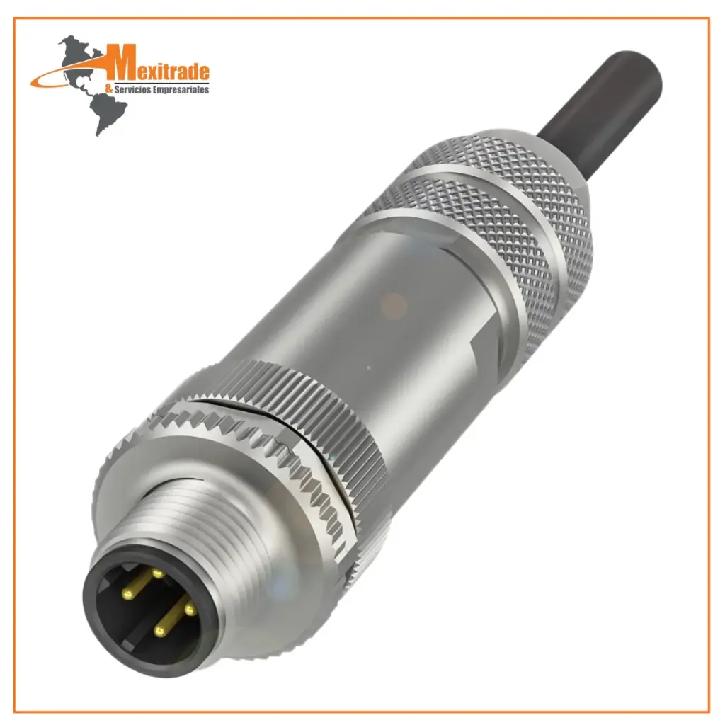 Conector M12 Macho Autoconfeccionable Balluff – D-Coded 