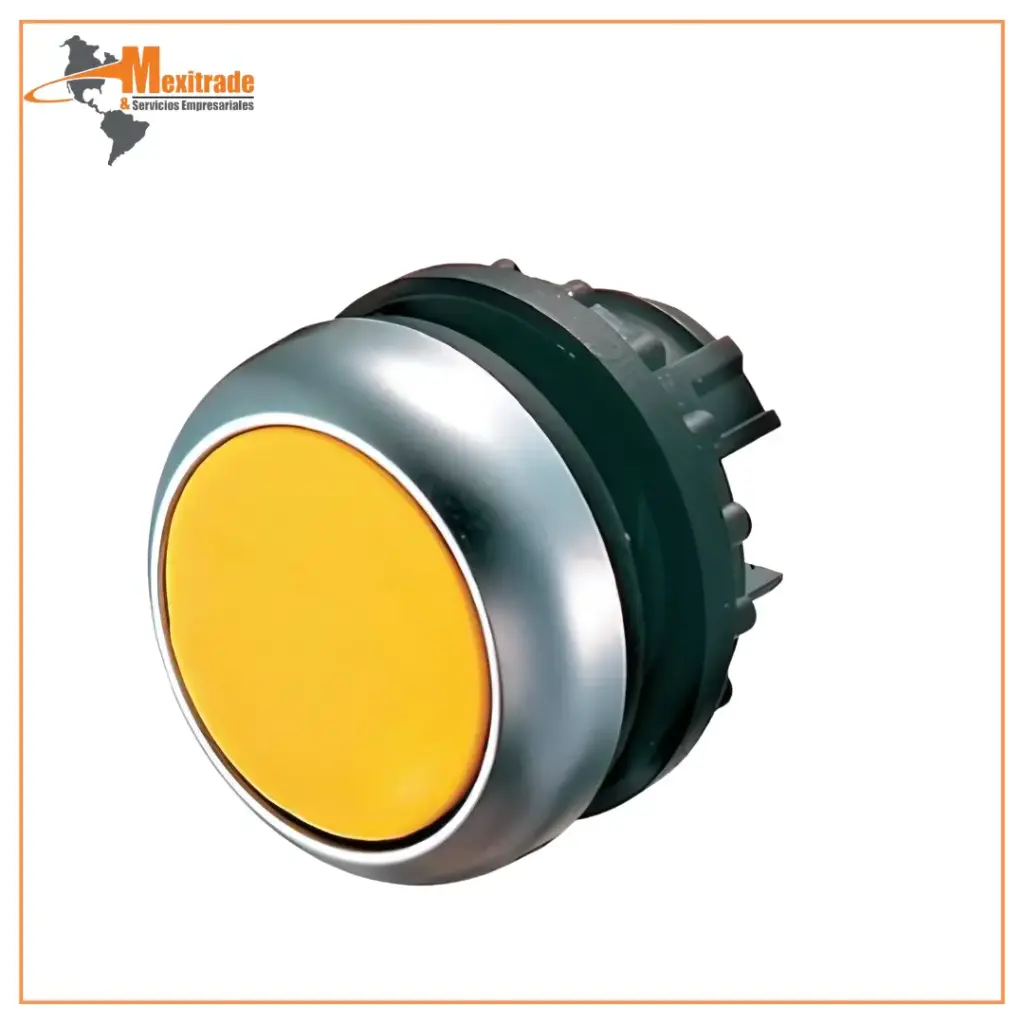 M22-D-Y, Pulsador, Plano, Amarillo Eaton Moeller®