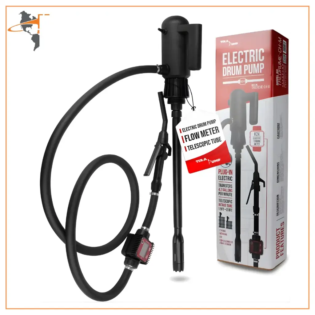 Bomba Química Telescópica Eléctrica Tera TREDRUME-CH-M – 55 Galones