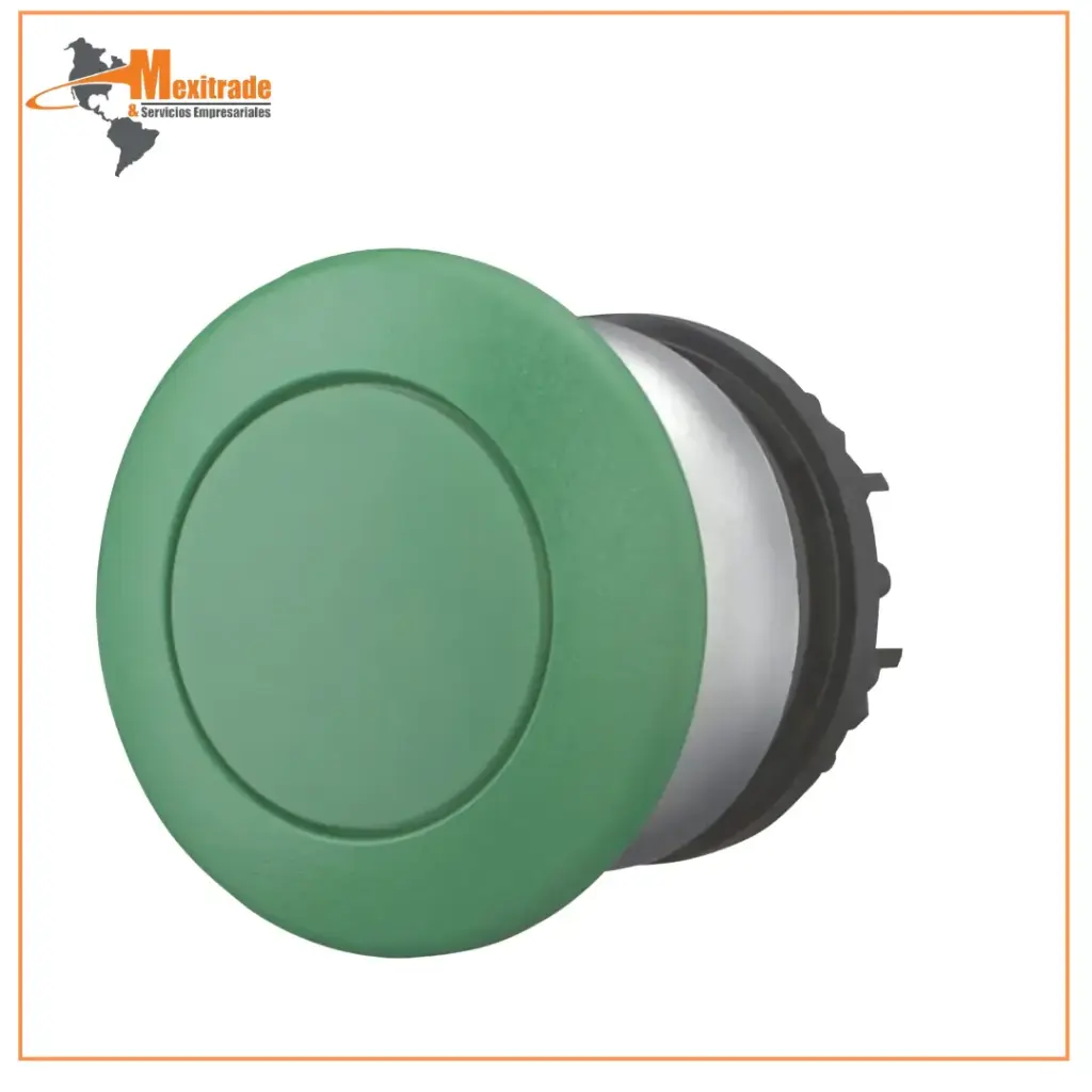 M22-DP-GQ  BOTON PULSADOR VERDE