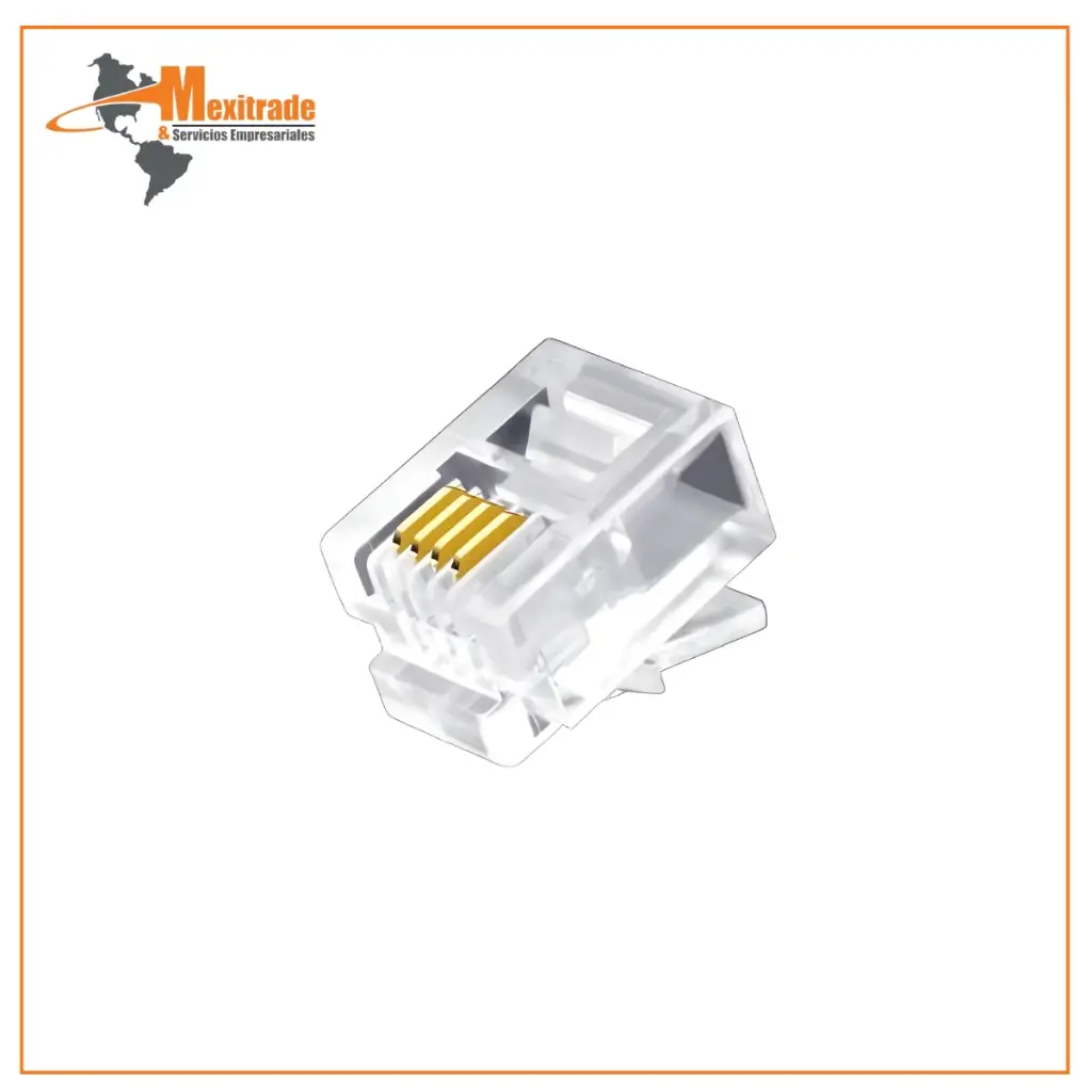 Plug Modular Connector 6p4c (RJ11,  RJ14) Position Unshielded IDC