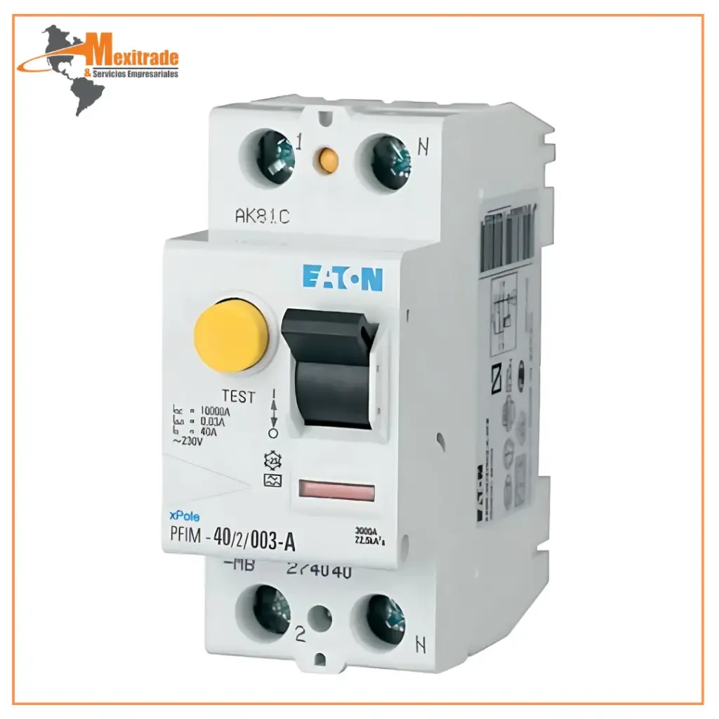 Interruptor diferencial Eaton Moeller serie xPole - PFIM tipo AC, A, U, R 